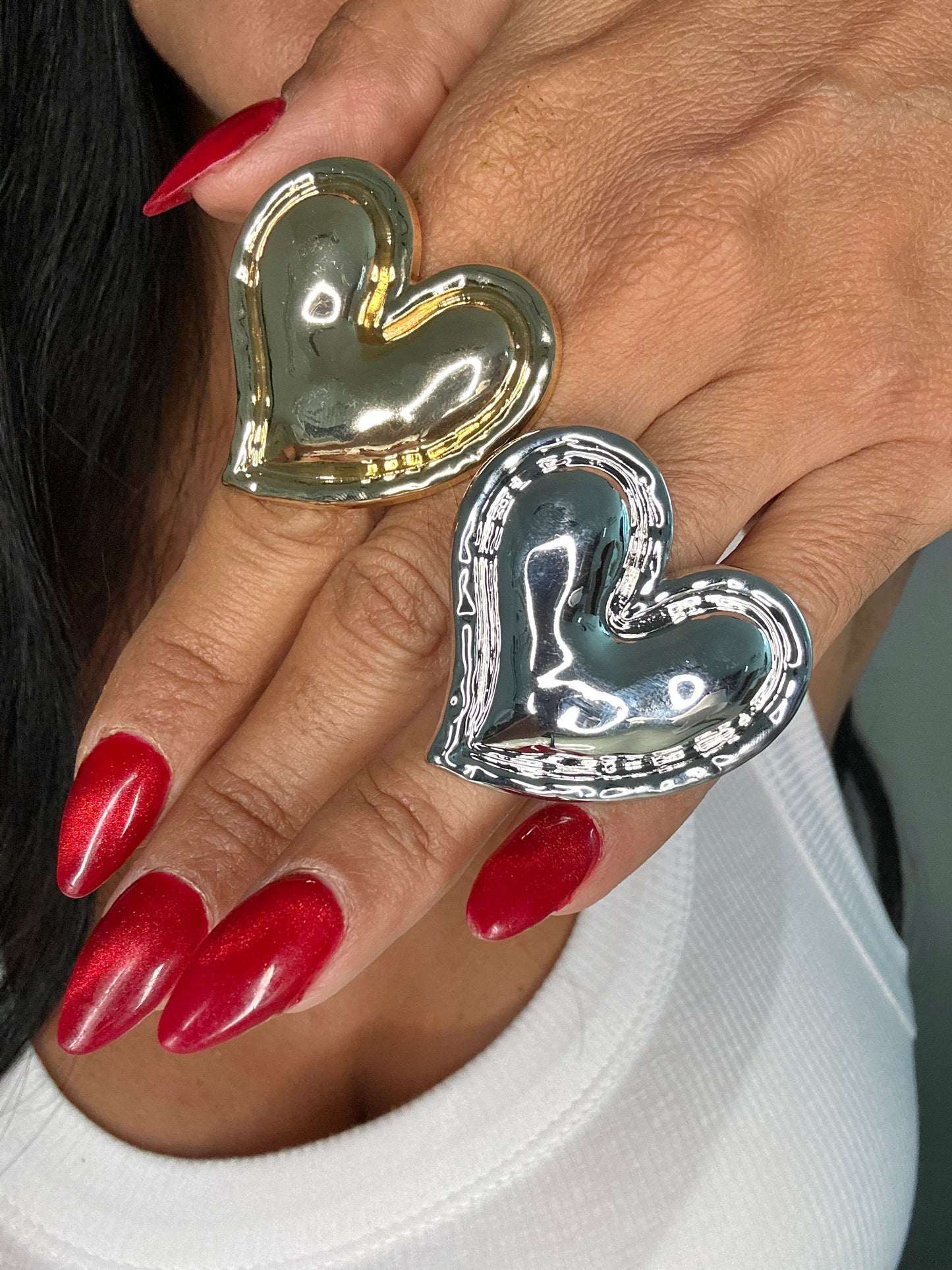 Corazón Ring Collection Stainlees Steel