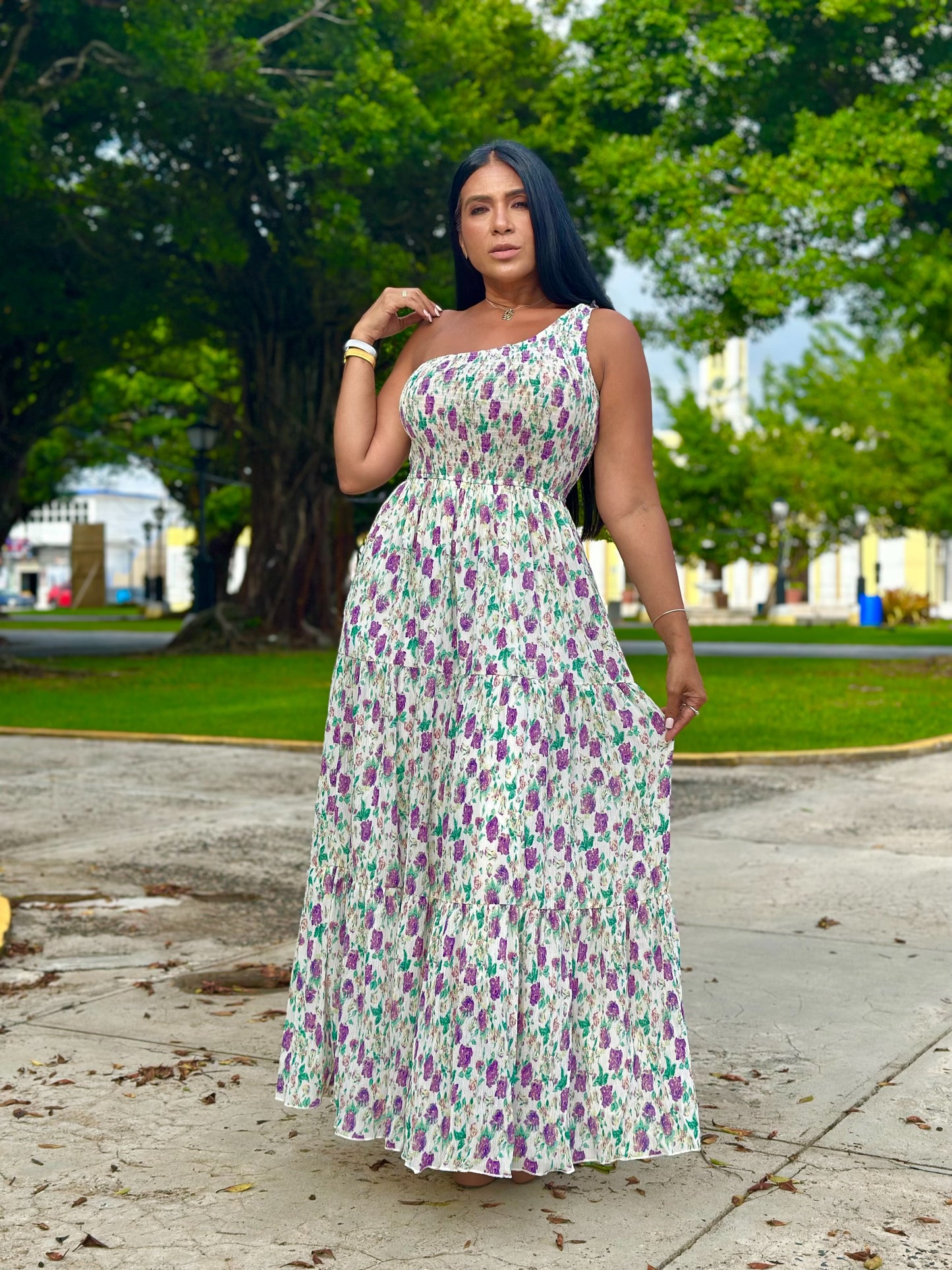 Sun Vibes Mega Spandex Maxi Dress ( CORRE GRANDE)