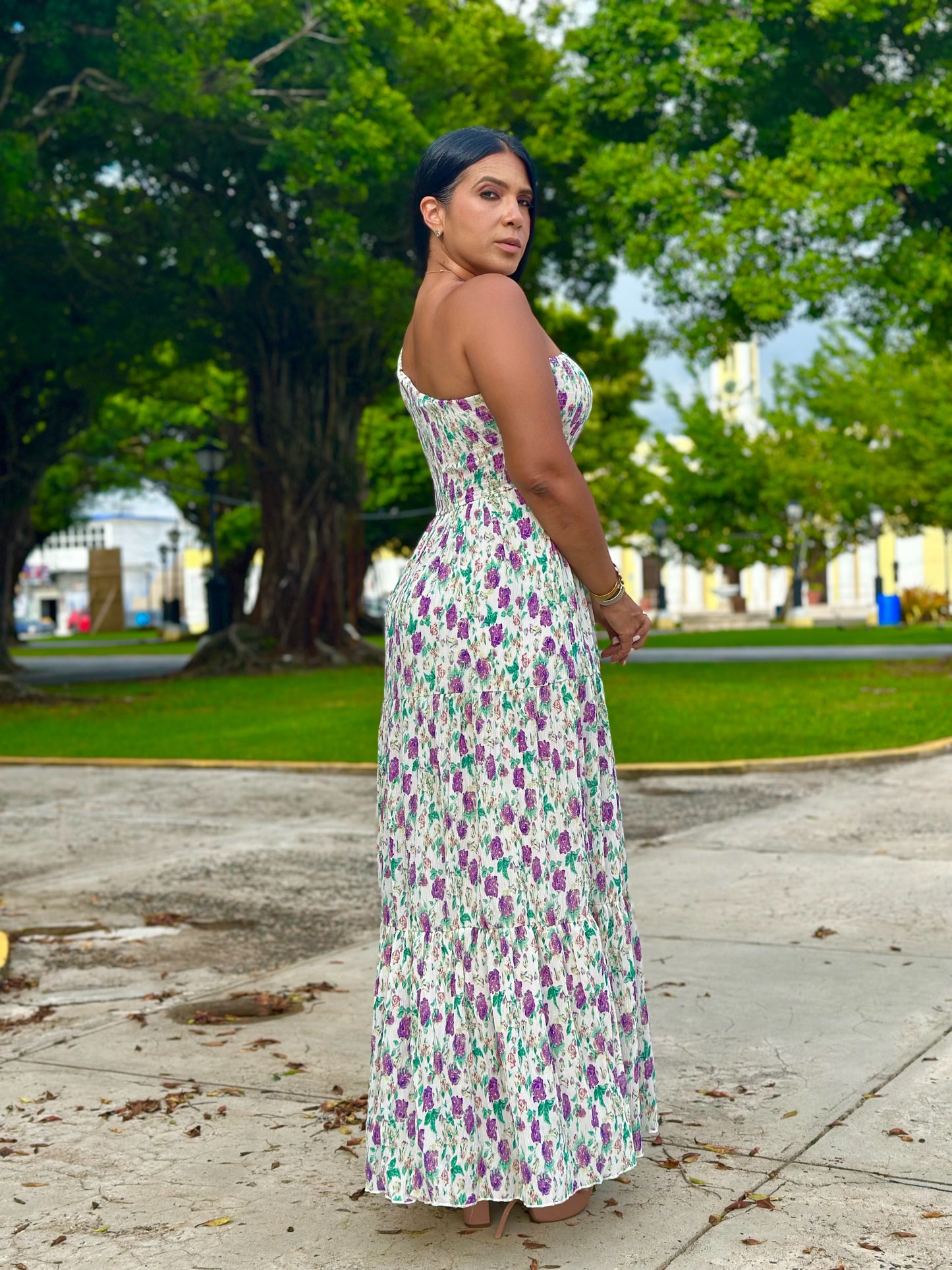 Sun Vibes Mega Spandex Maxi Dress ( CORRE GRANDE)