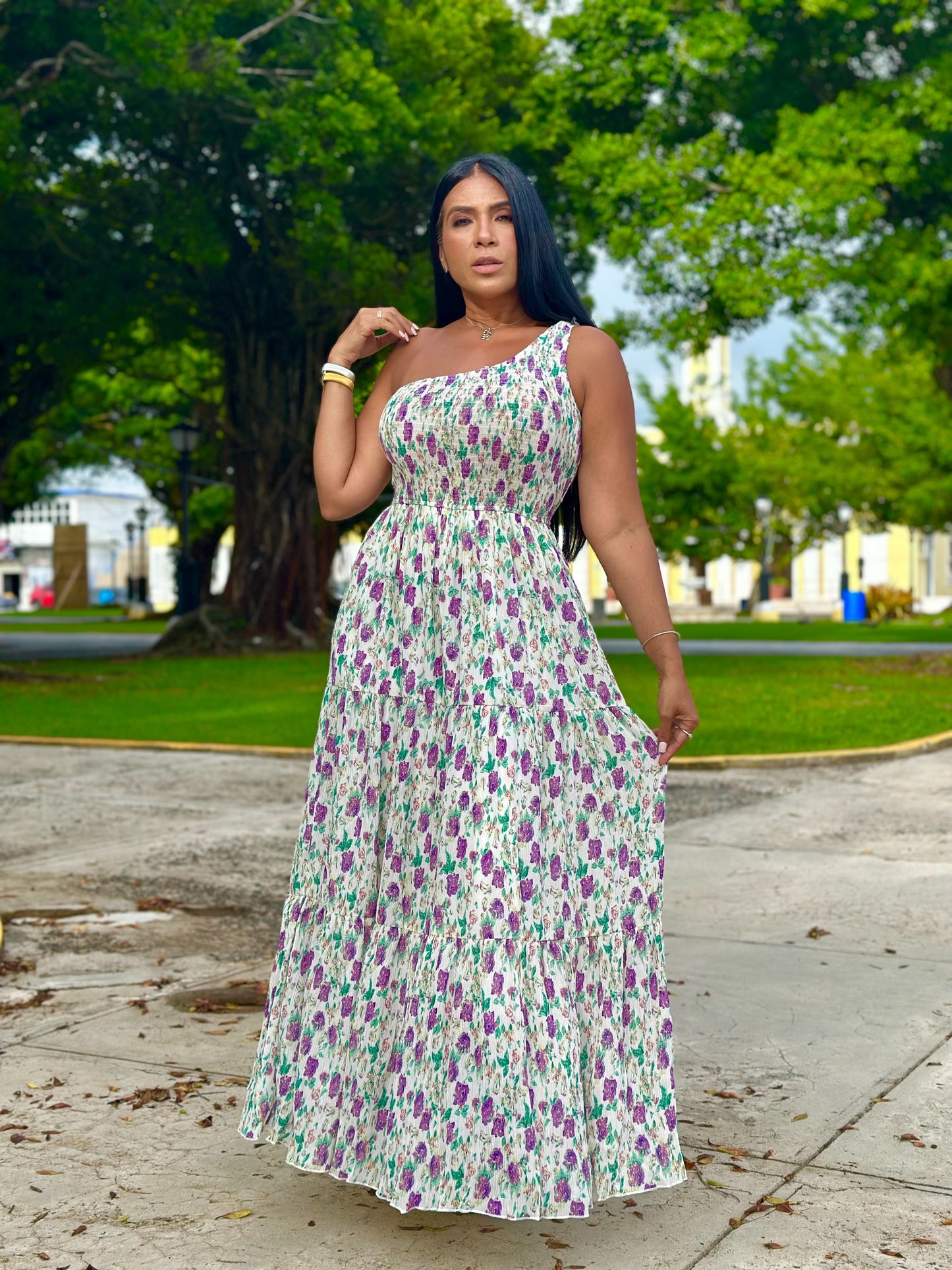 Sun Vibes Mega Spandex Maxi Dress ( CORRE GRANDE)