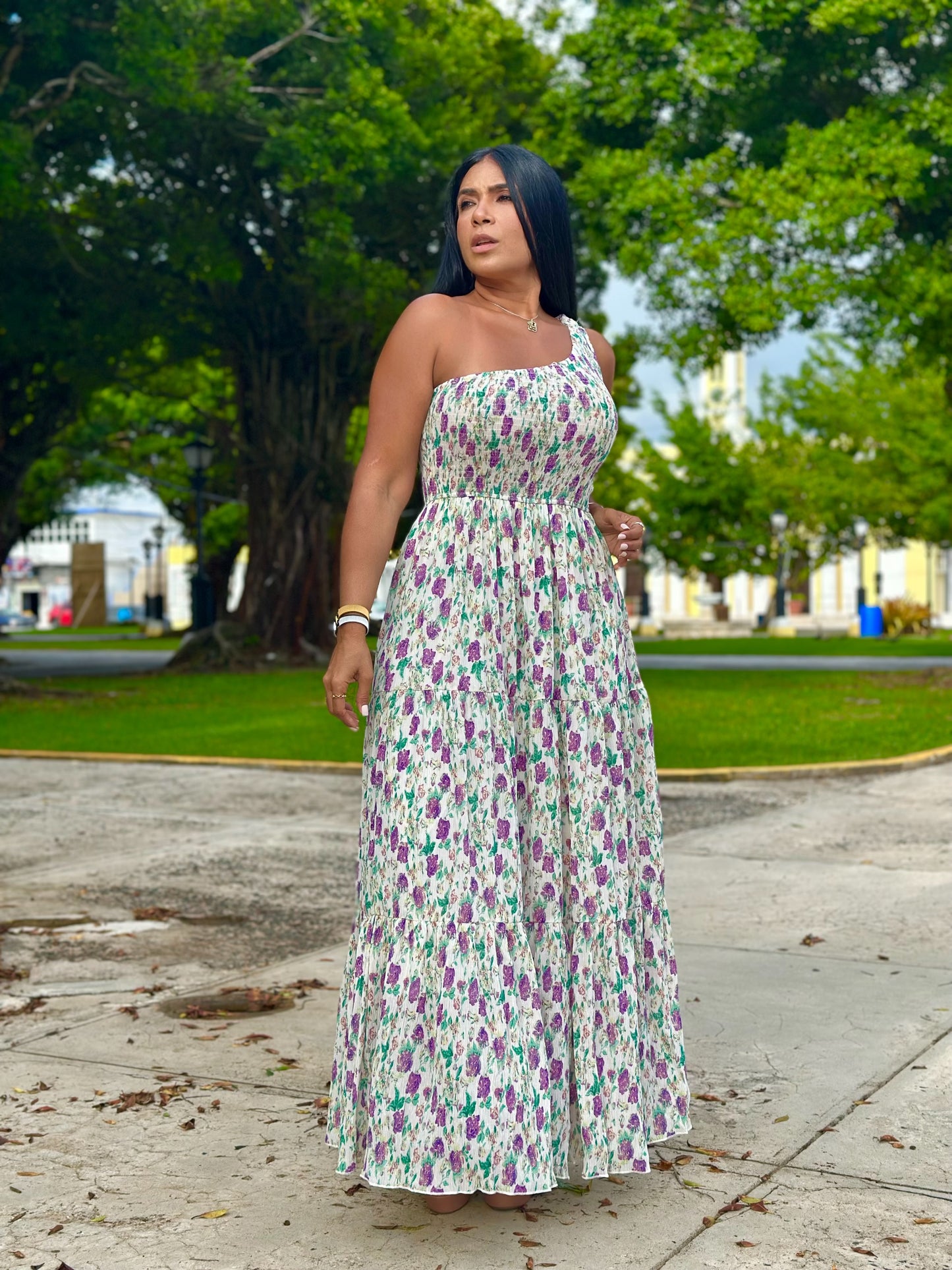 Sun Vibes Mega Spandex Maxi Dress ( CORRE GRANDE)