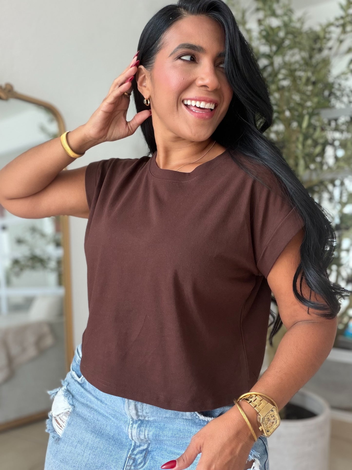 Choco Brown Oversized Top (SOLD OUT)