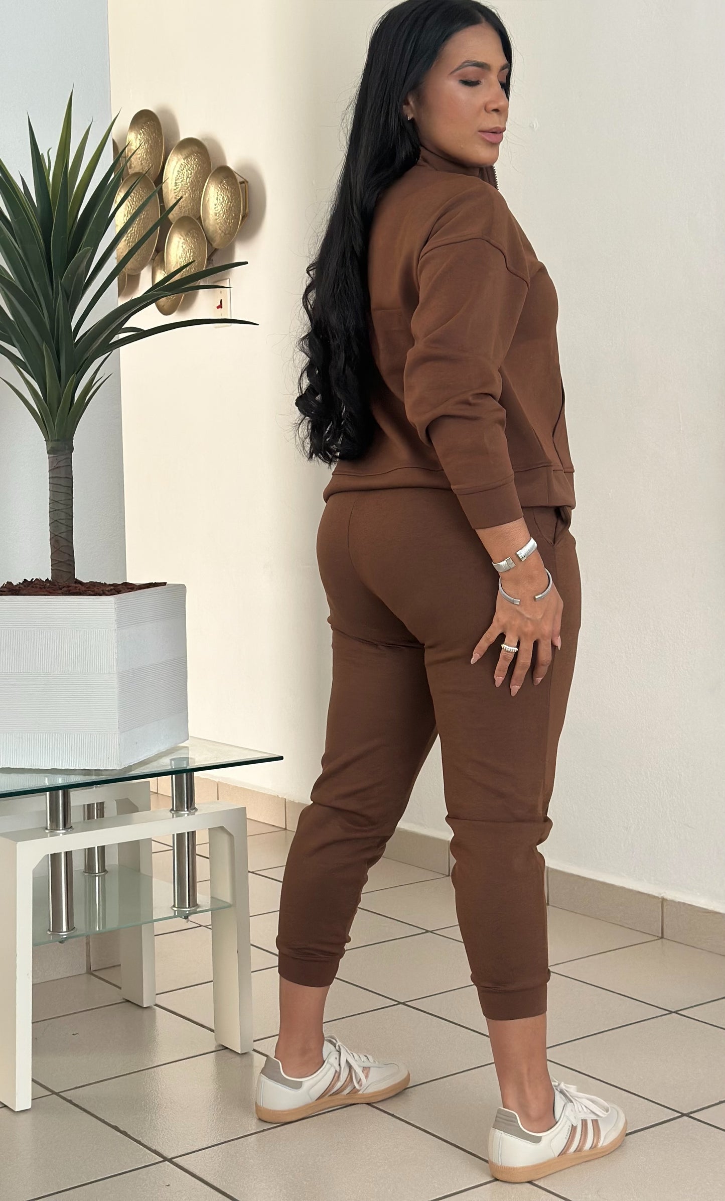Perú Brown Spandex Premium Viajero Set