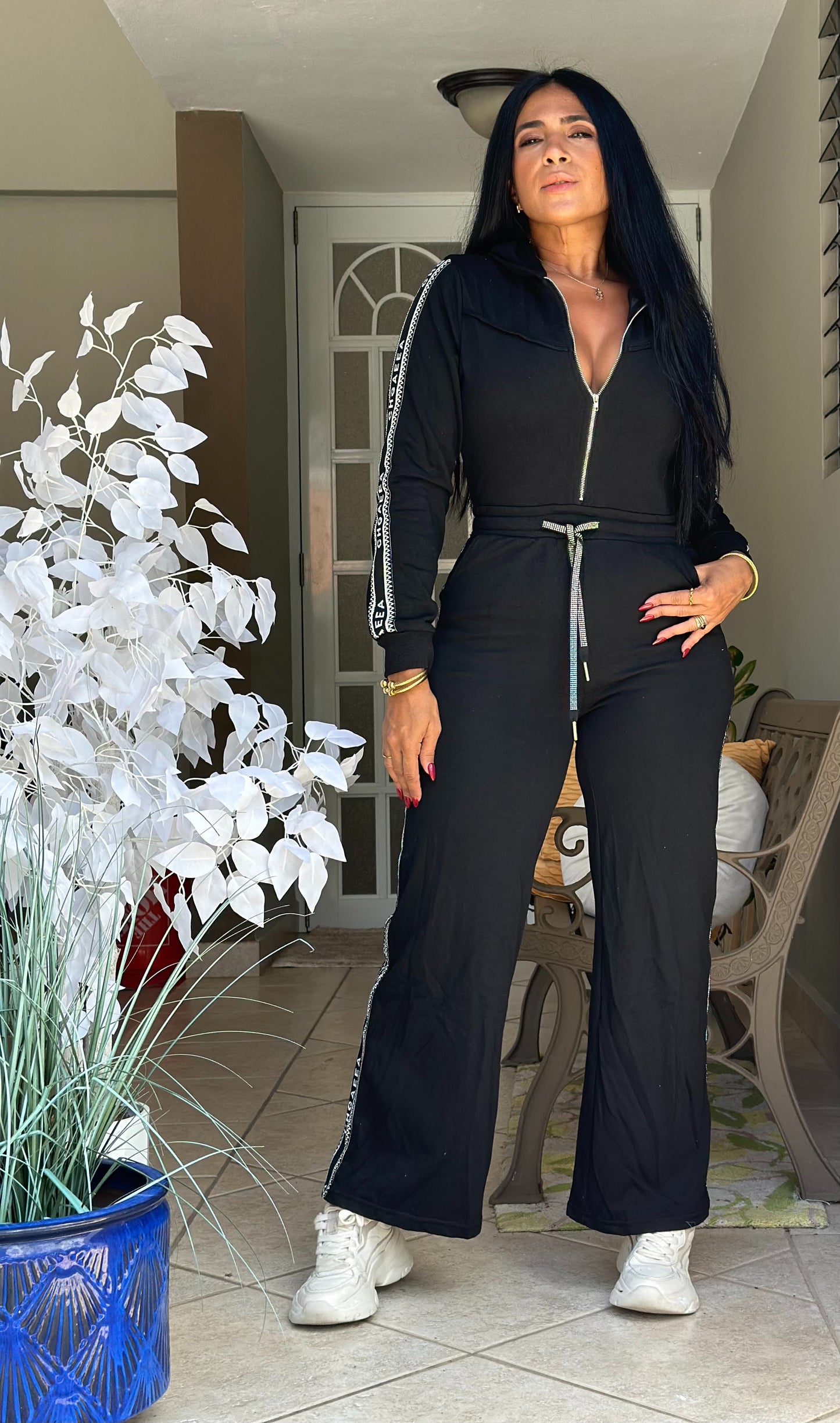 Elir Inspiración Spandex Blacky JUMPSUIT (tiene bolsillos)