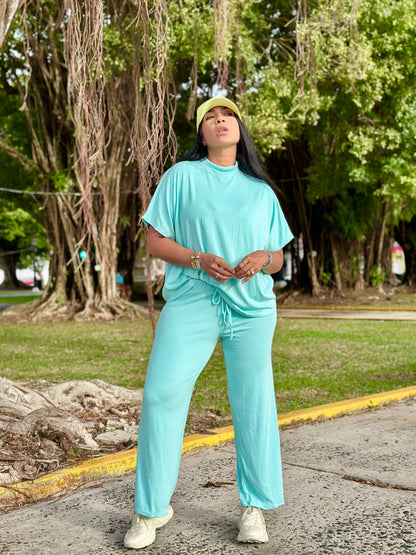 Aqua Travel Set Cotton Spandex Premium
