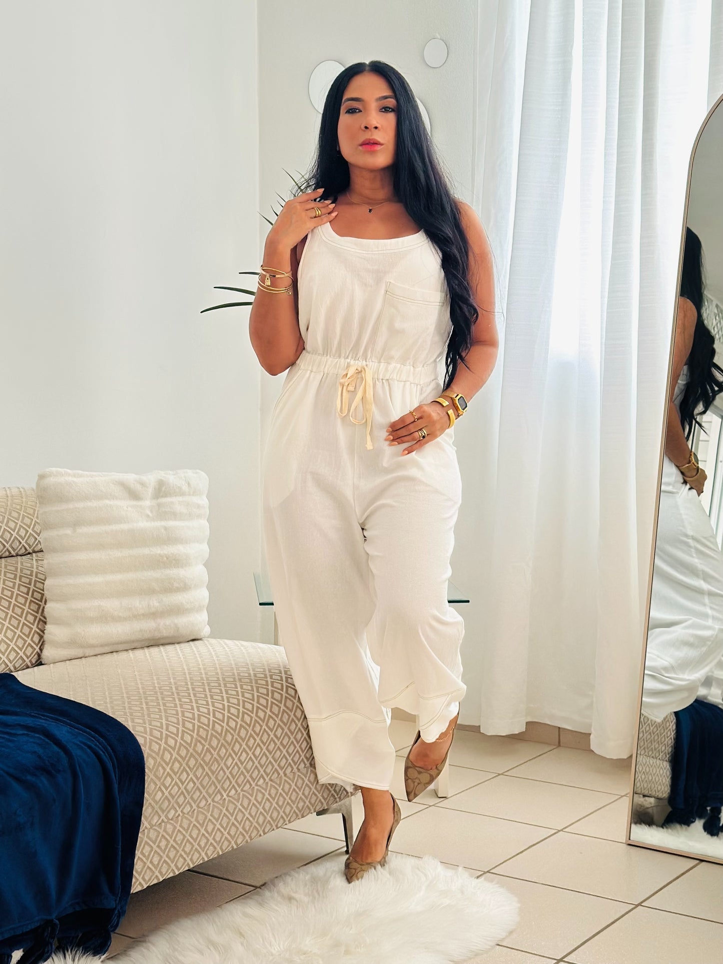 Antioquía Luxe Spandex BAGGY Jumpsuit