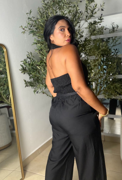 Mujeres Blacky Bien Spandex Jumpsuit (incluye correa) small me queda grande) color negro (SOLD OUT GRACIAS)