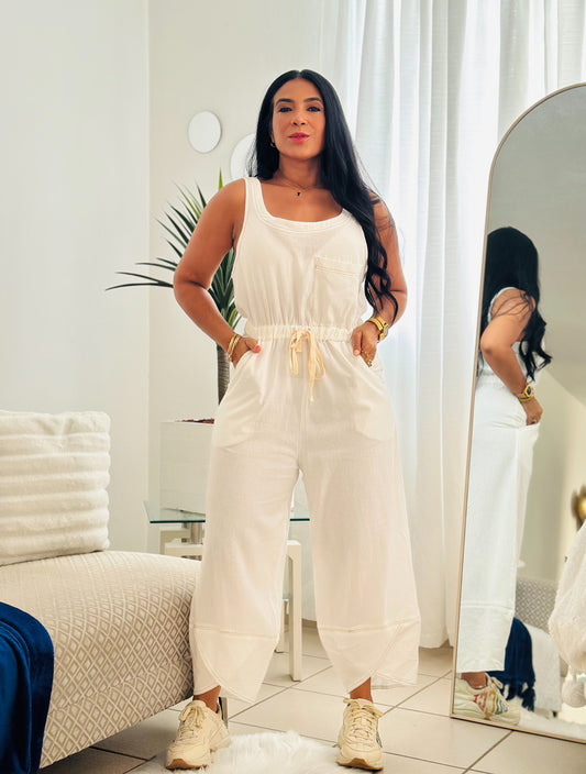Antioquía Luxe Spandex BAGGY Jumpsuit