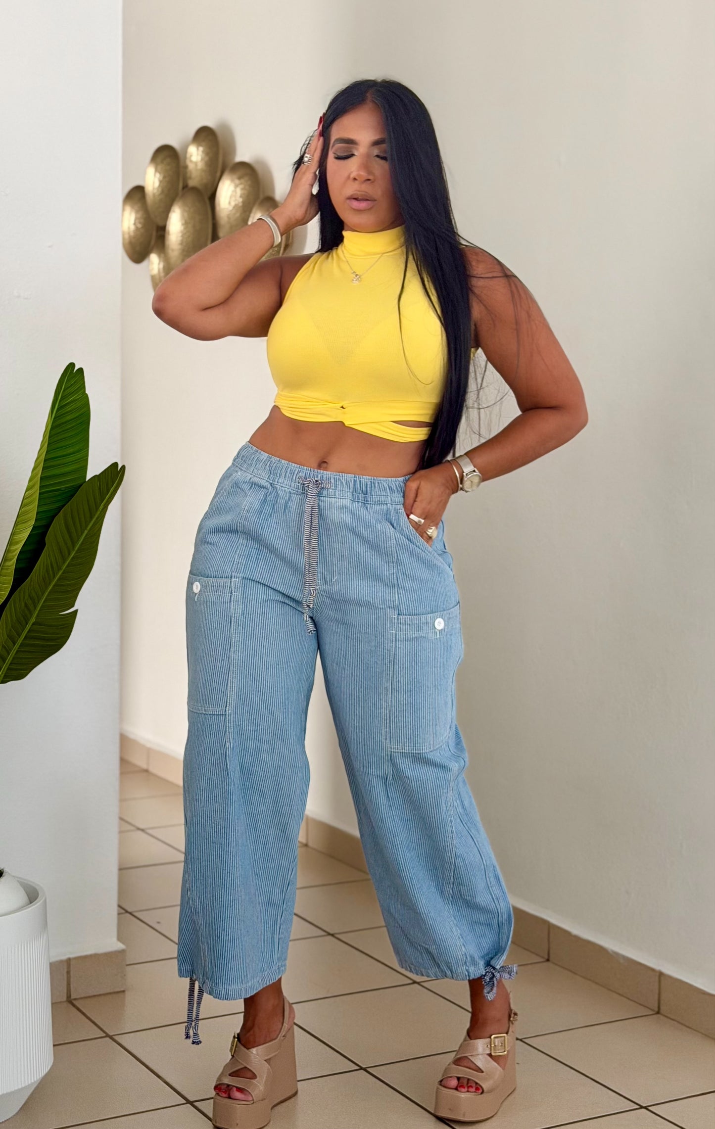 Baggy Spandex Denim Blue Luxe Jeans (que ajuatas a tu gusto) una belleza!! Mega Premium (SOLD OUT