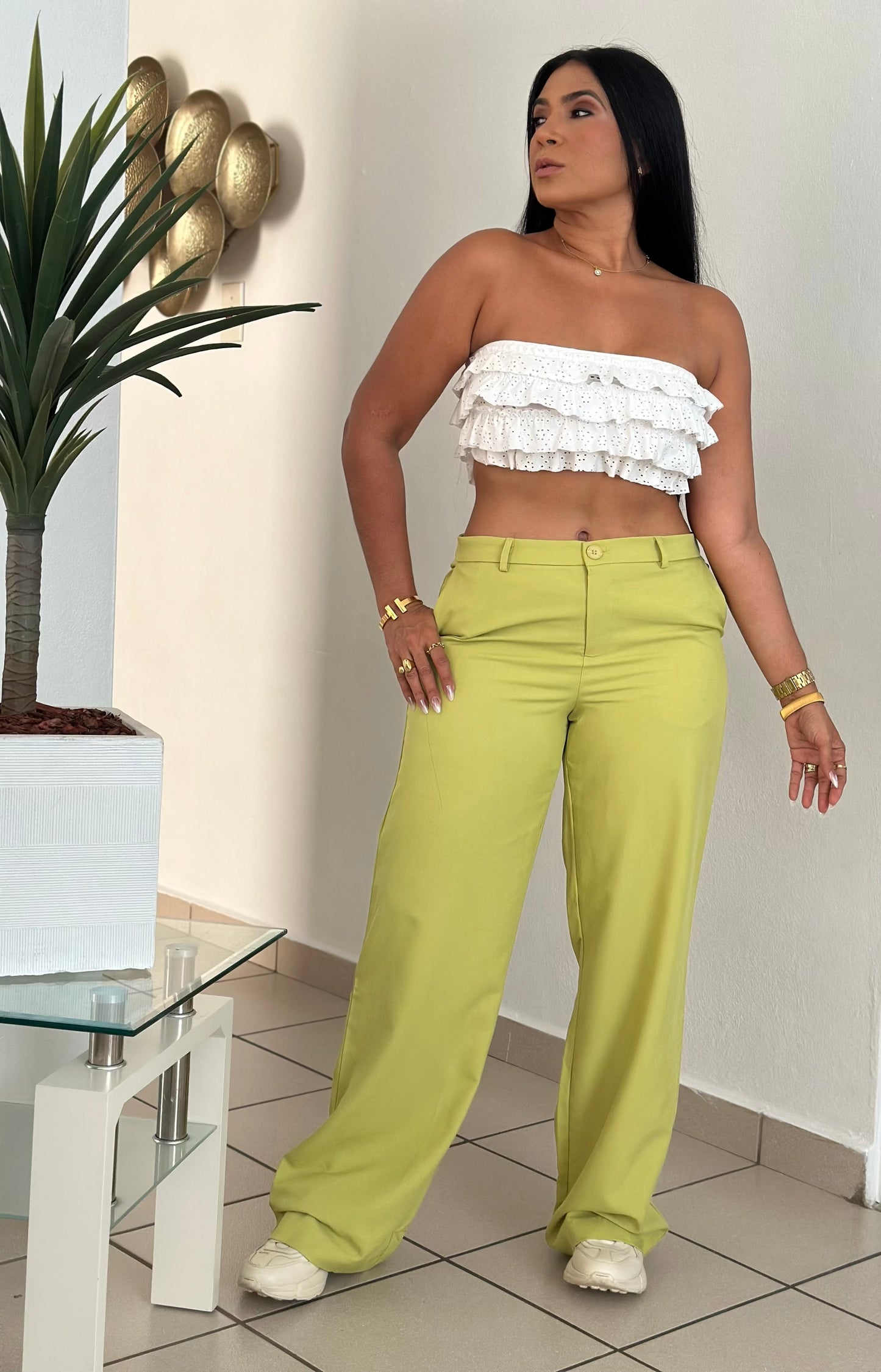 Chartreuse Trouser Pants Premium