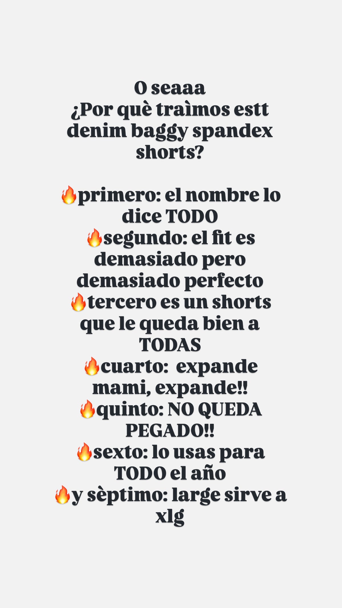 Mìrame Dark Denim Blue Luxe Baggy Spandex!! Shorts mahòn (tiene bolsillos)