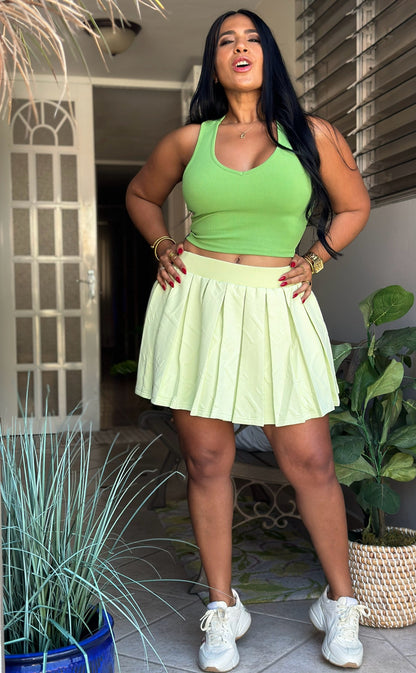 Oh Honey!  Soandex Tennis Skirt