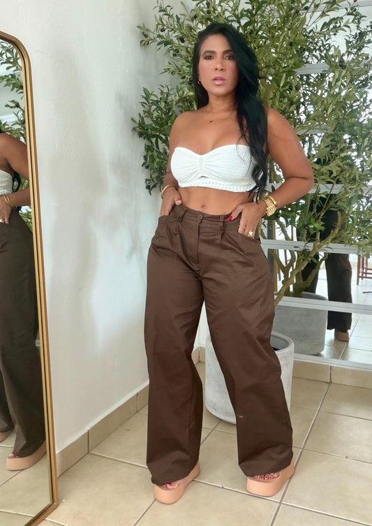 Da Luxe Brown Spandex Pants (demasiado bello!!) demasiado còmodo