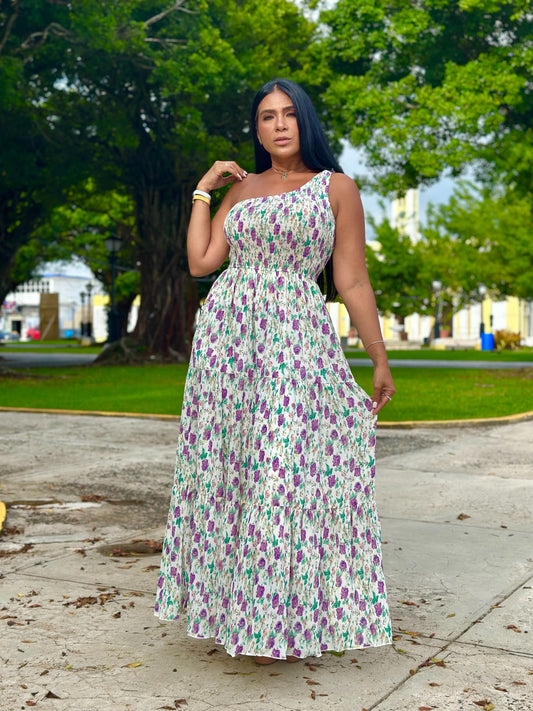 Sun Vibes Mega Spandex Maxi Dress ( CORRE GRANDE)