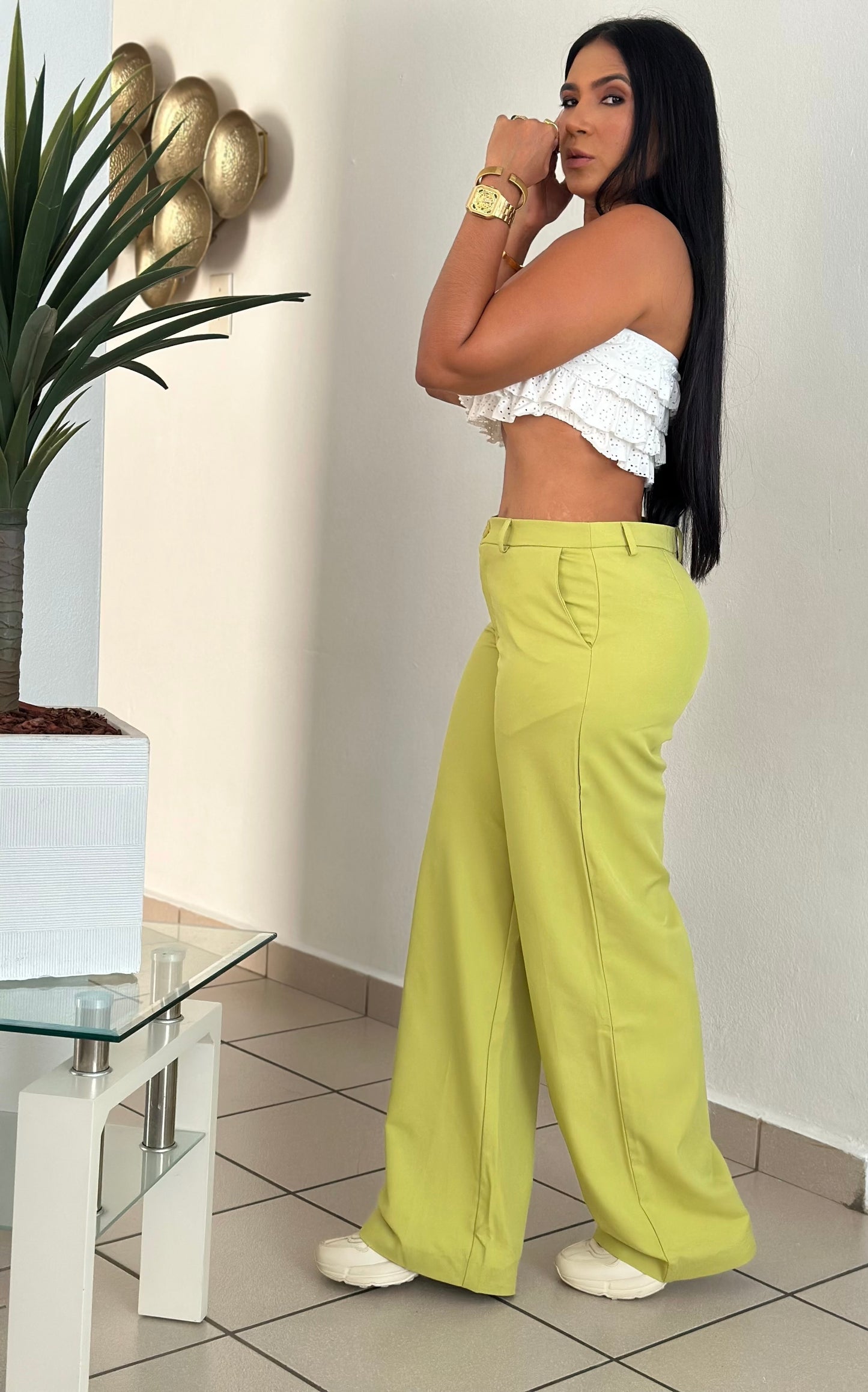 Chartreuse Trouser Pants Premium