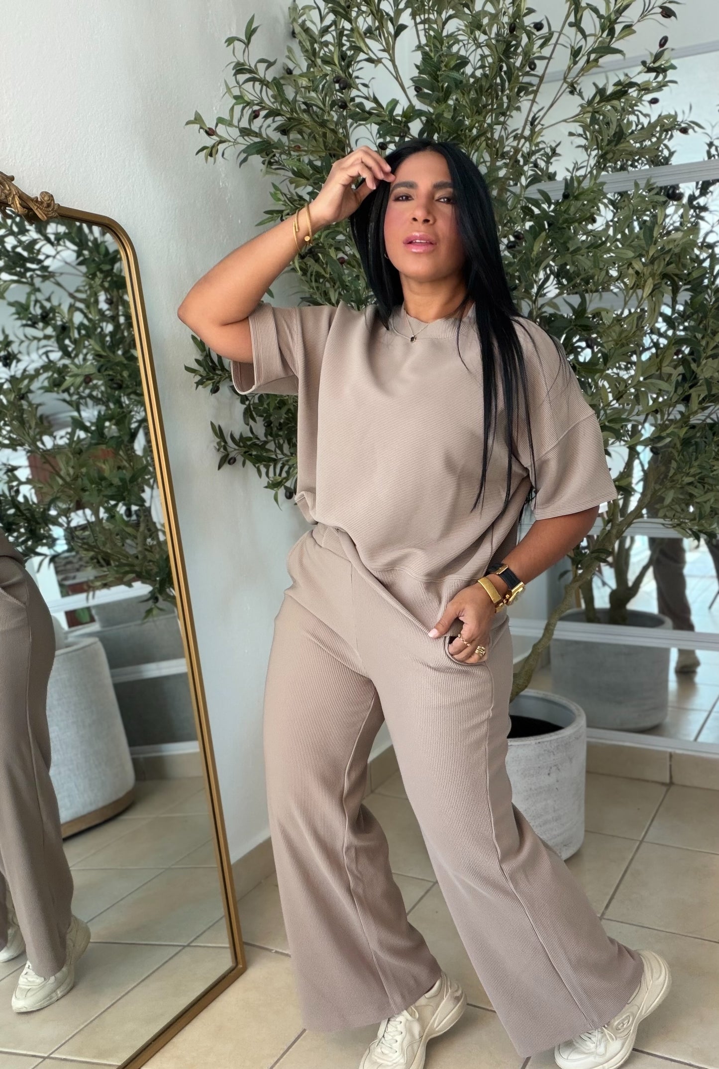 Mocha Spandex Travel Set (SOLD OUT GRACIAS)