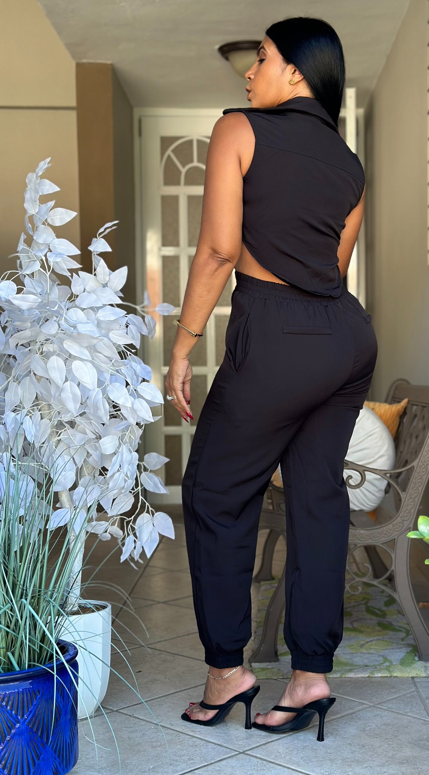 Jalisco Blacky Totalmente expandible CUT-OUT JUMPSUIT