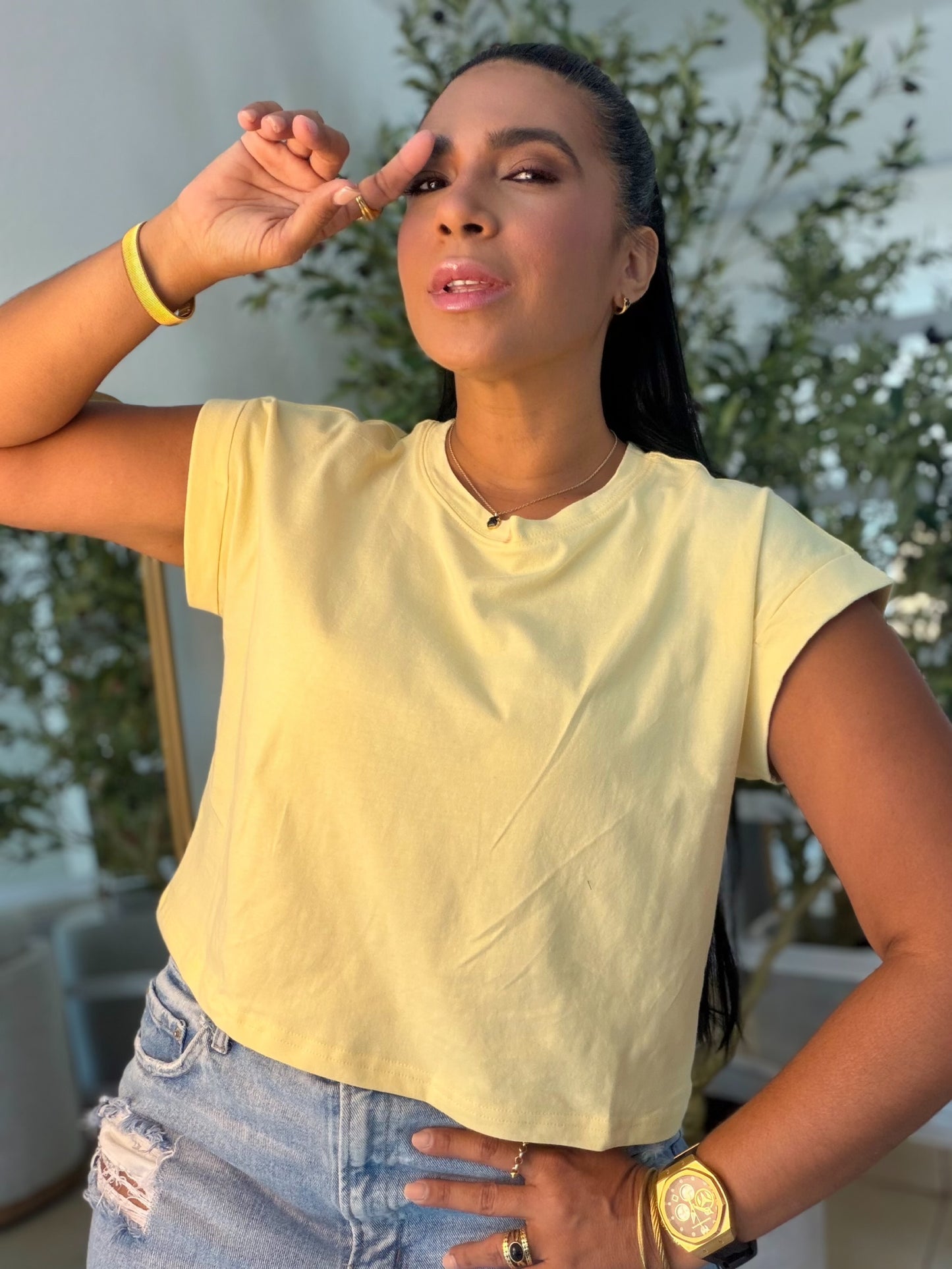 Butter Yellow Oversized Cotton Top (color amarillo) (SOLD OUT GRACIAS)