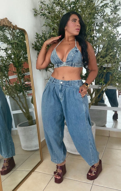 Baggy Barrel Trend Impecable Blue Jeans SOLD OUT