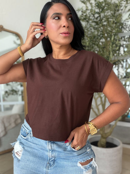 Choco Brown Oversized Top (SOLD OUT)