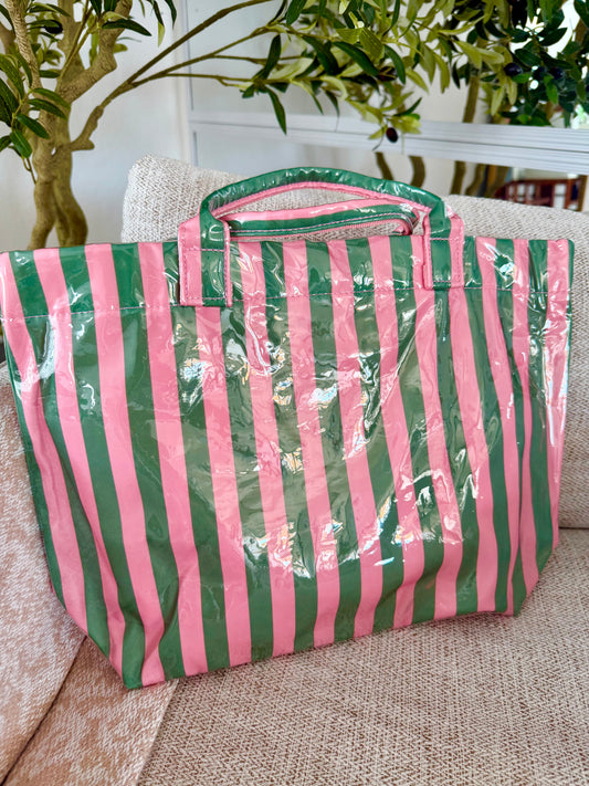 Pink and Green Large Capacity Tote Bag (SOLD OUT)