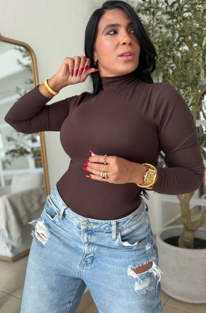 Choco Brown  Spandex Bodysuit (SOLD OUT)