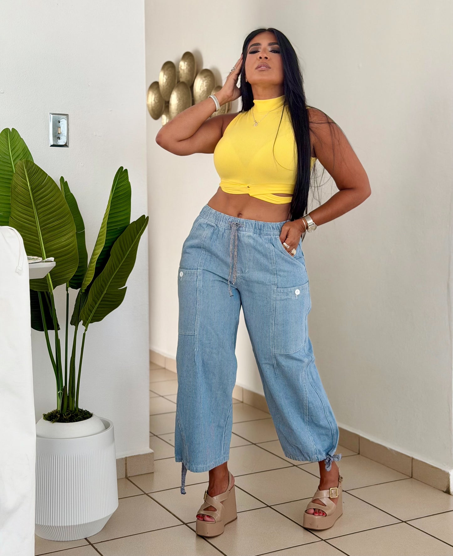 Baggy Spandex Denim Blue Luxe Jeans (que ajuatas a tu gusto) una belleza!! Mega Premium (SOLD OUT