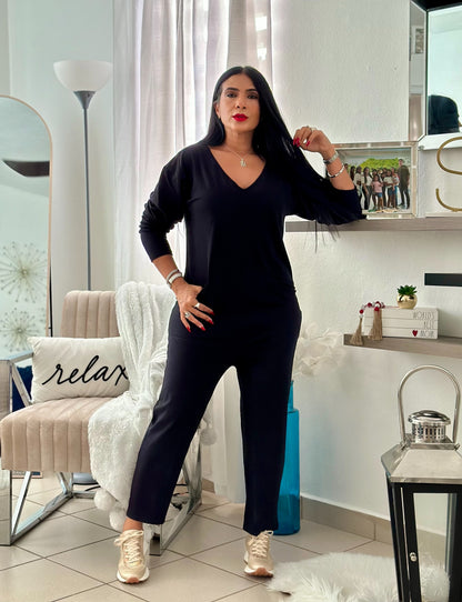 Issar BAGGY Blacky Spandex JUMPSUIT (tiene bolsillos)