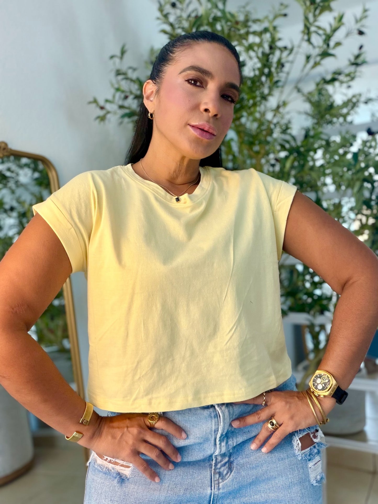 Butter Yellow Oversized Cotton Top (color amarillo) (SOLD OUT GRACIAS)