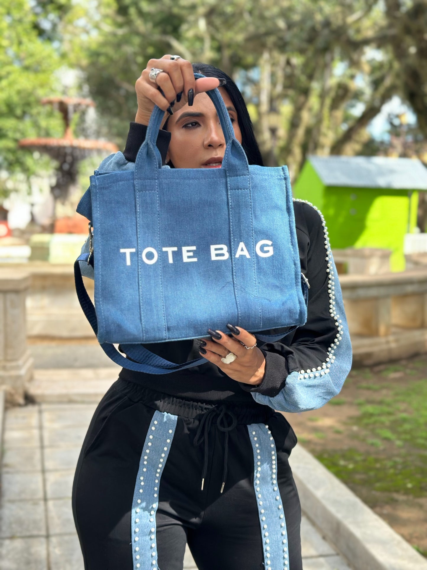 DENIM Tote Bag (también es cross body)