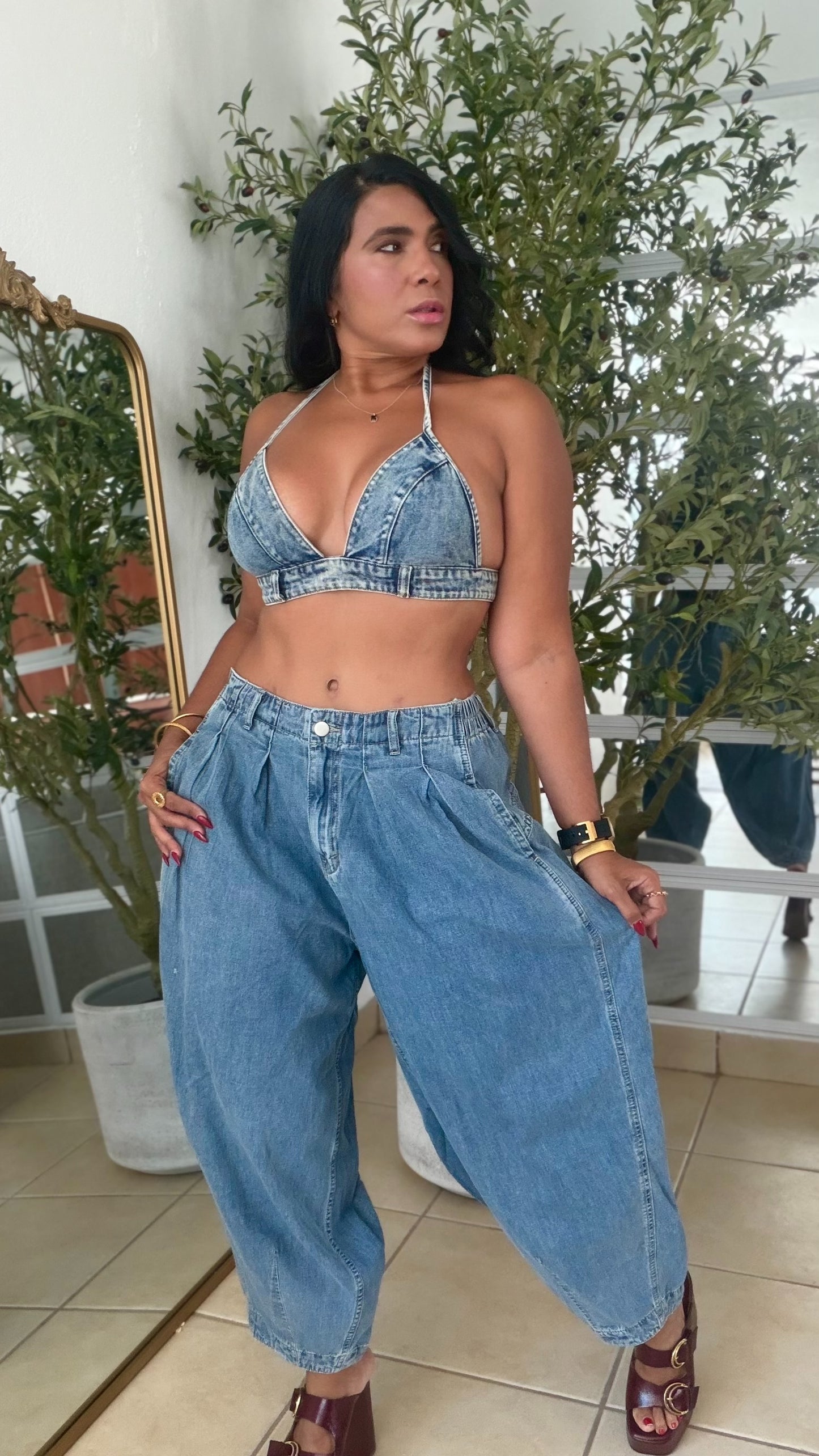 Baggy Barrel Trend Impecable Blue Jeans SOLD OUT