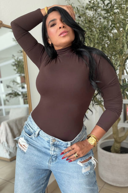 Choco Brown  Spandex Bodysuit (SOLD OUT)