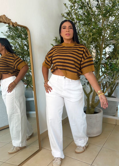 “Evita” Strecht!! Bien Spandex Baggy Pants White (NO CLAREA) es perfecciòn. Calidad mega premium