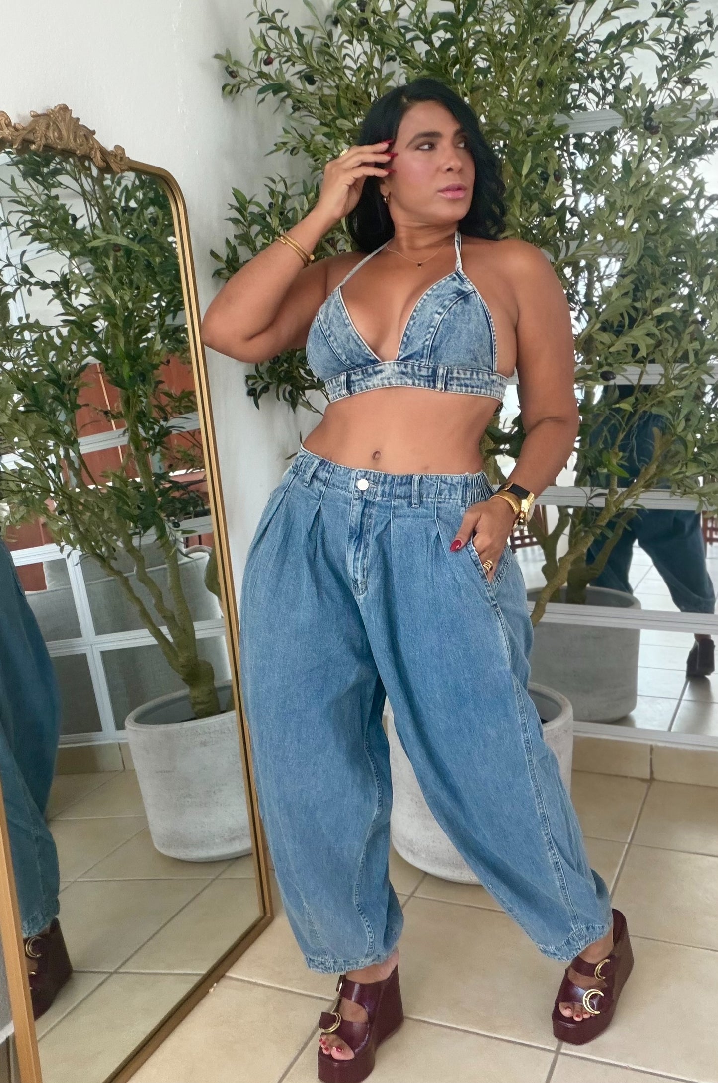 Baggy Barrel Trend Impecable Blue Jeans SOLD OUT