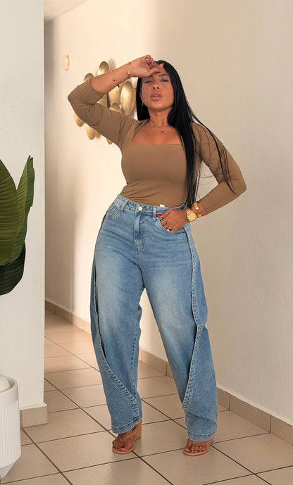Premium Collection Baggy Spandex Blue Jeans (Usè medium ese estilo y me queda grande en cintura) SOLD OUT GRACIAS