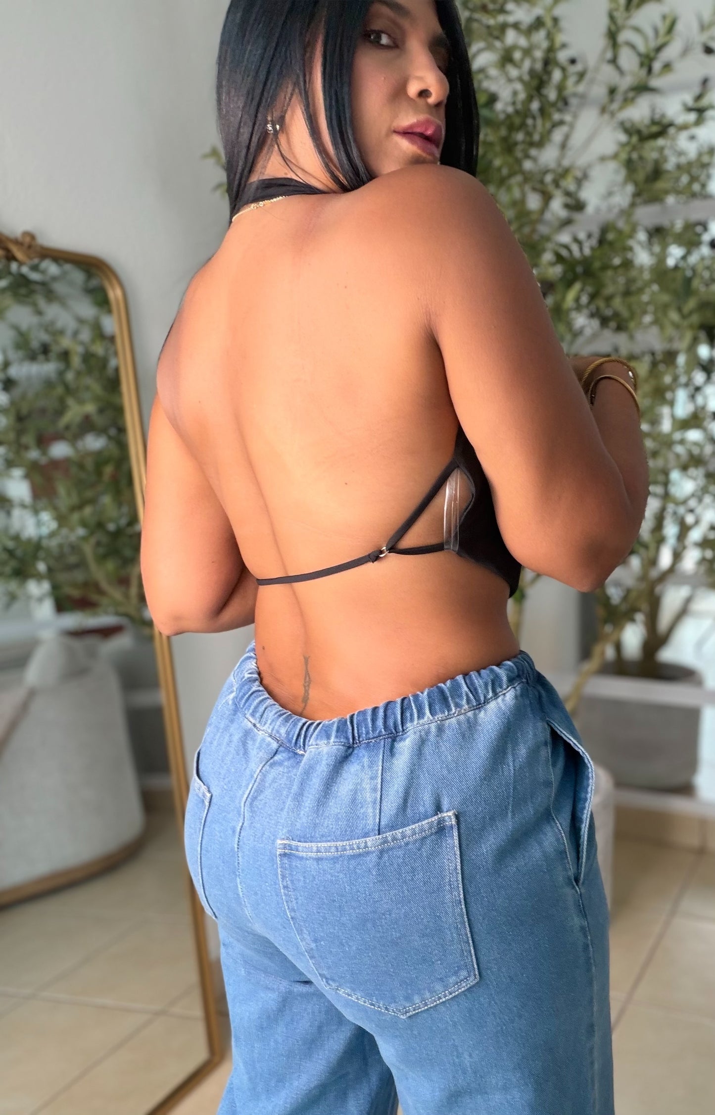 Black Sexy Top Spandex y Ajustable (puesto small)