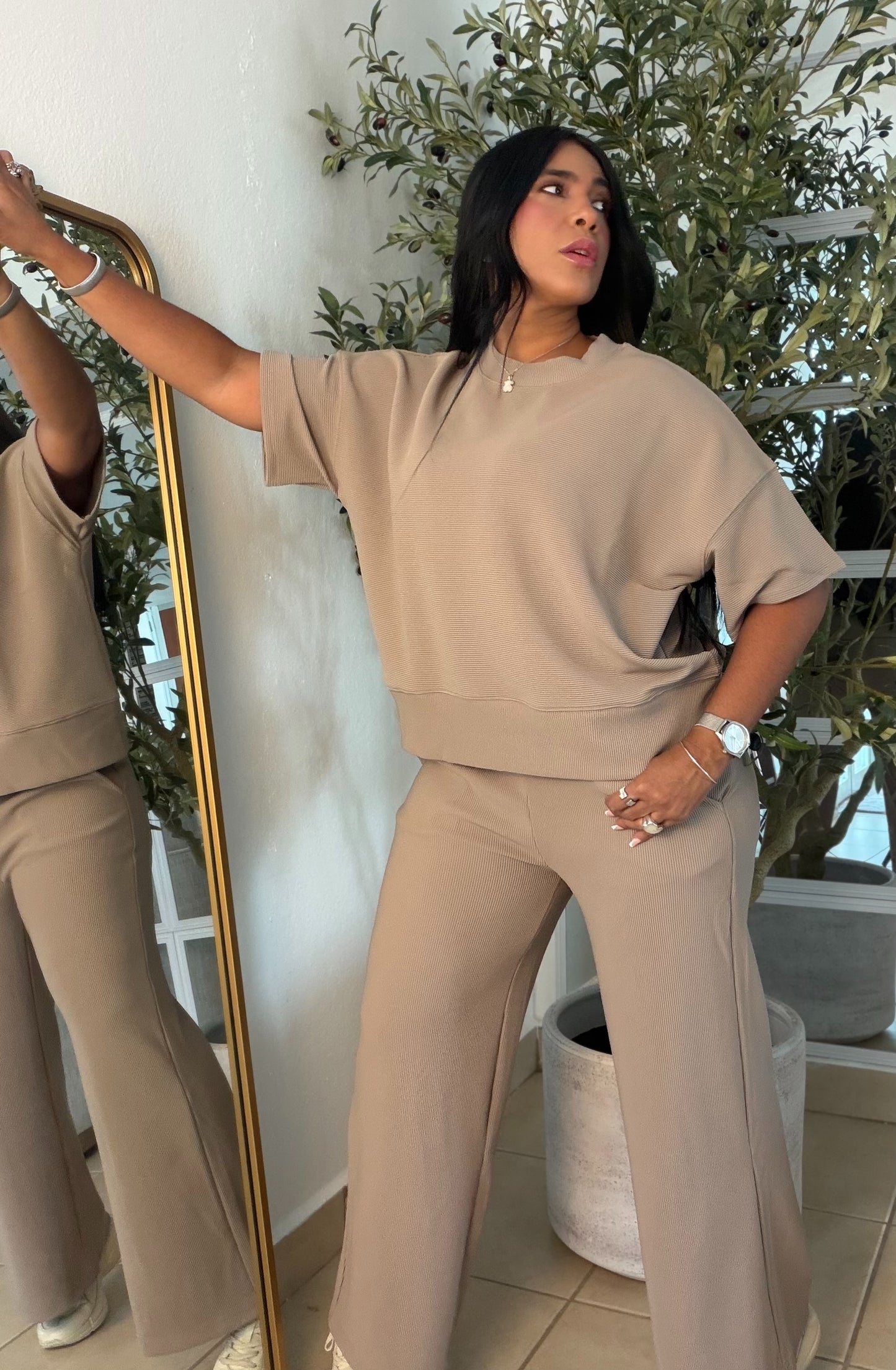 Cocoa Mocha Spandex Travel Set (ùnico color)