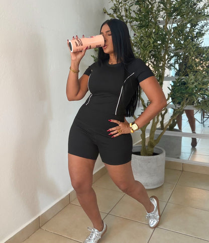 Blacky Black Premium Doble pantalón Sporty Set