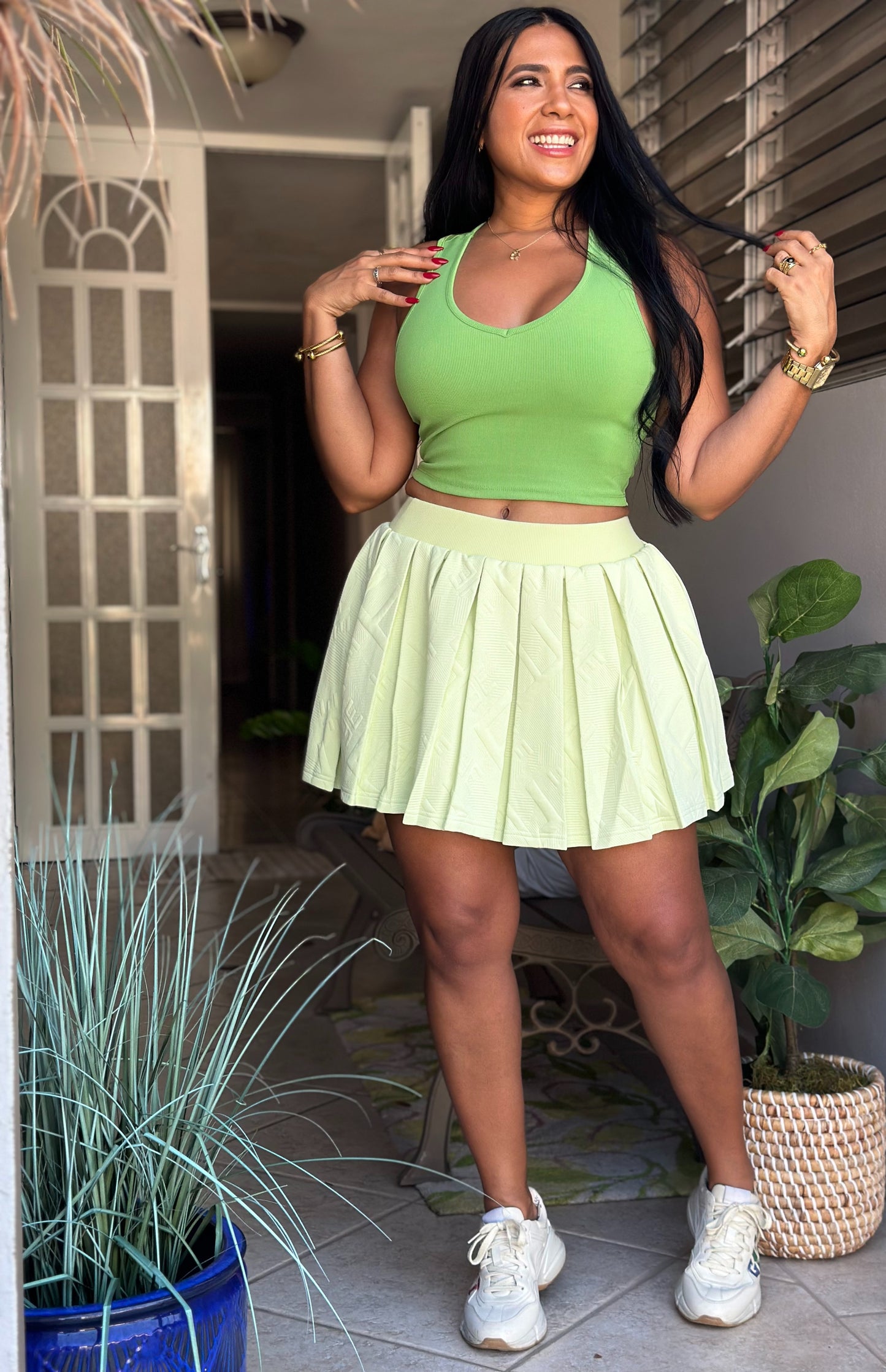 Oh Honey!  Soandex Tennis Skirt