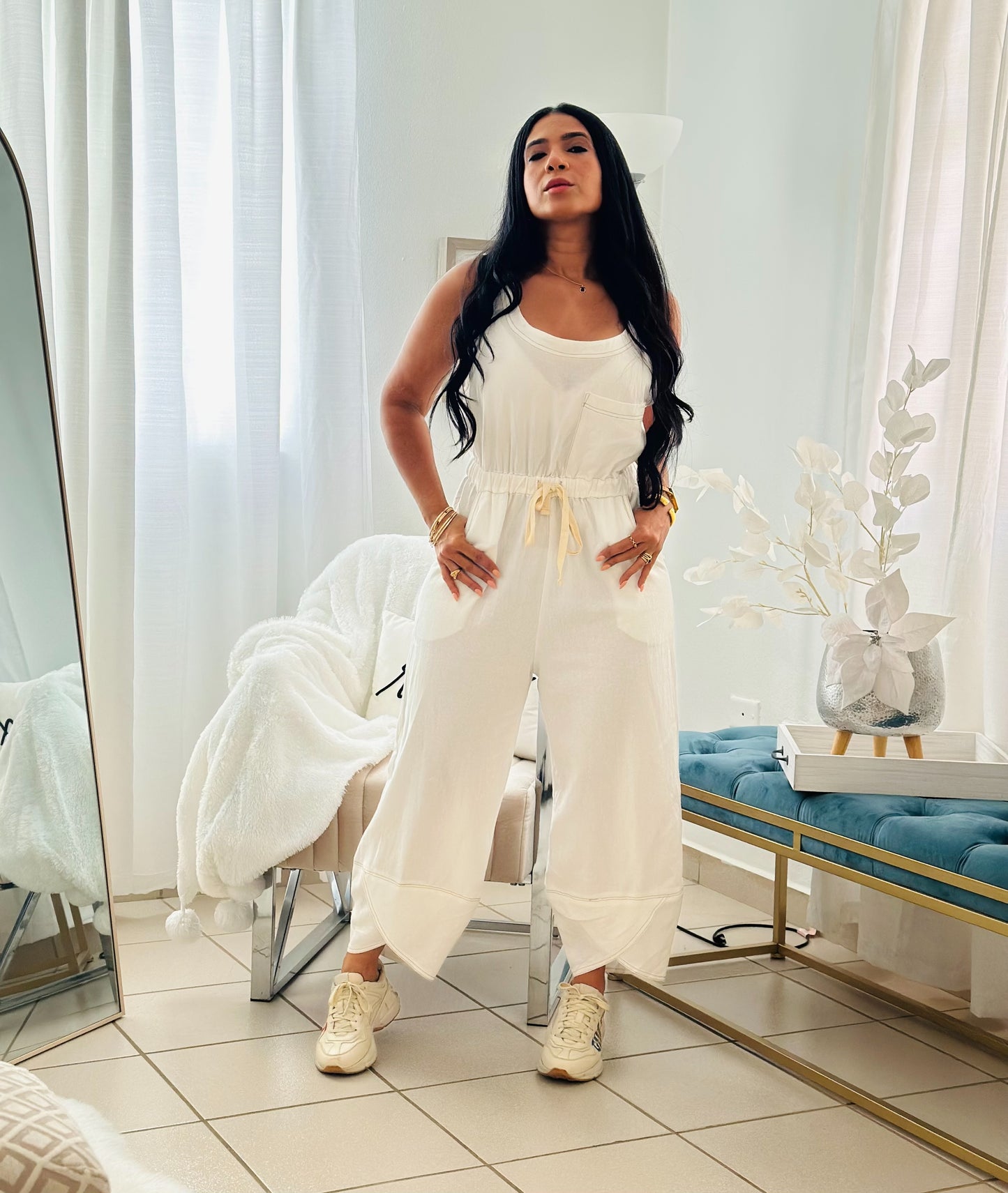 Antioquía Luxe Spandex BAGGY Jumpsuit