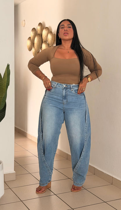 Premium Collection Baggy Spandex Blue Jeans (Usè medium ese estilo y me queda grande en cintura) SOLD OUT GRACIAS