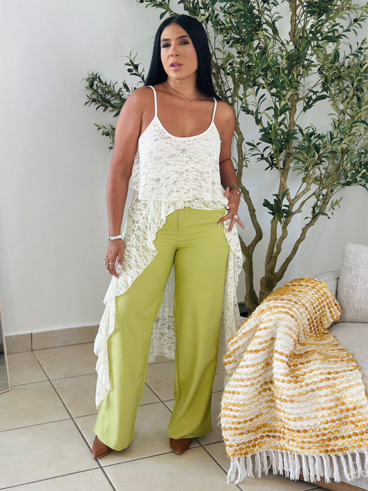 Chartreuse Trouser Pants Premium