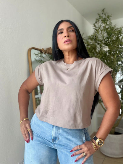 Mocha Beige Oversized Top (SOLD OUT GRACIAS)