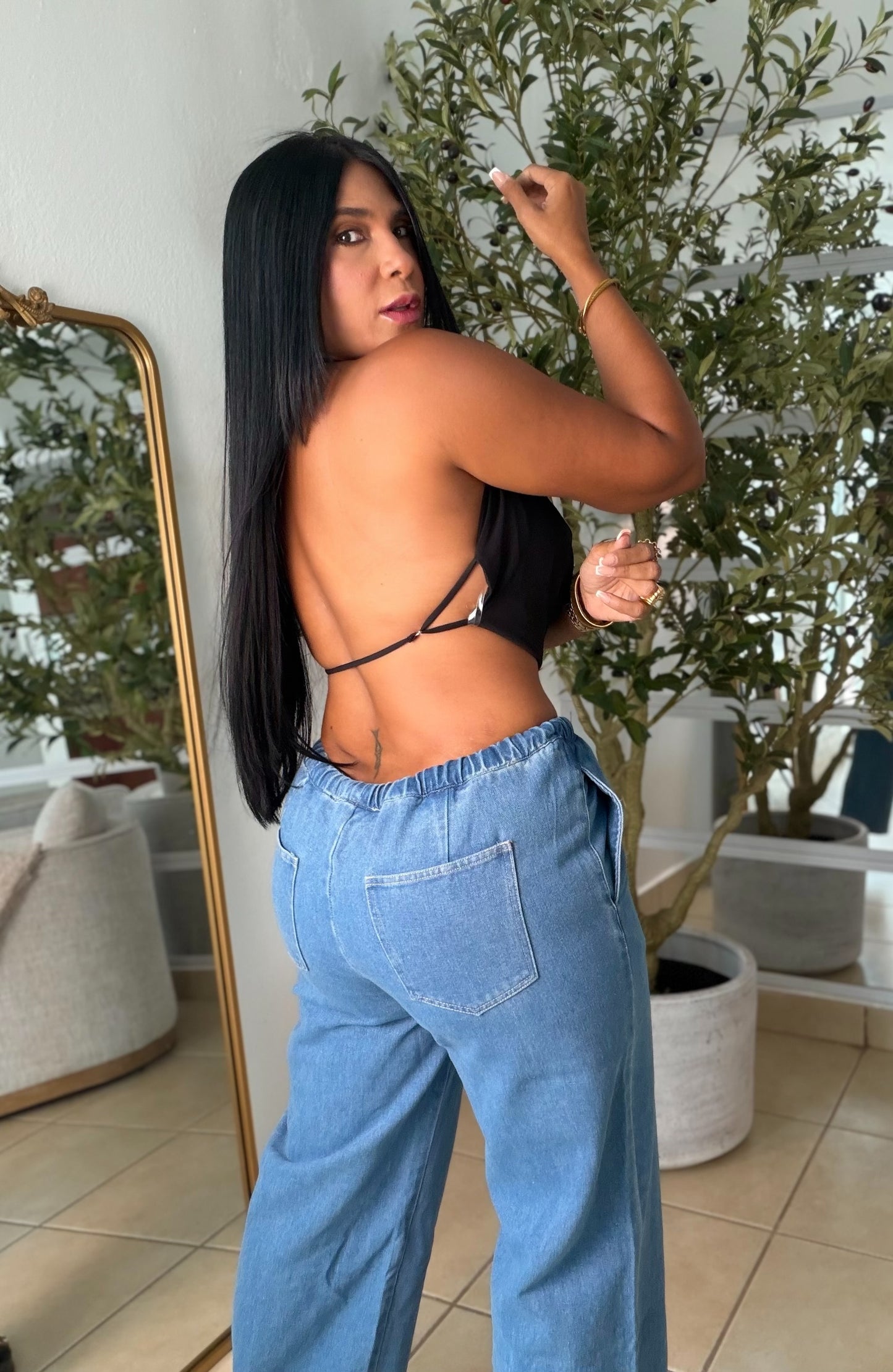 Black Sexy Top Spandex y Ajustable (puesto small)