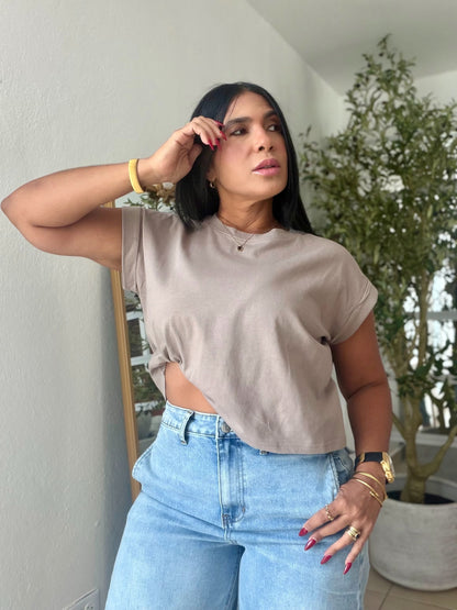 Mocha Beige Oversized Top (SOLD OUT GRACIAS)