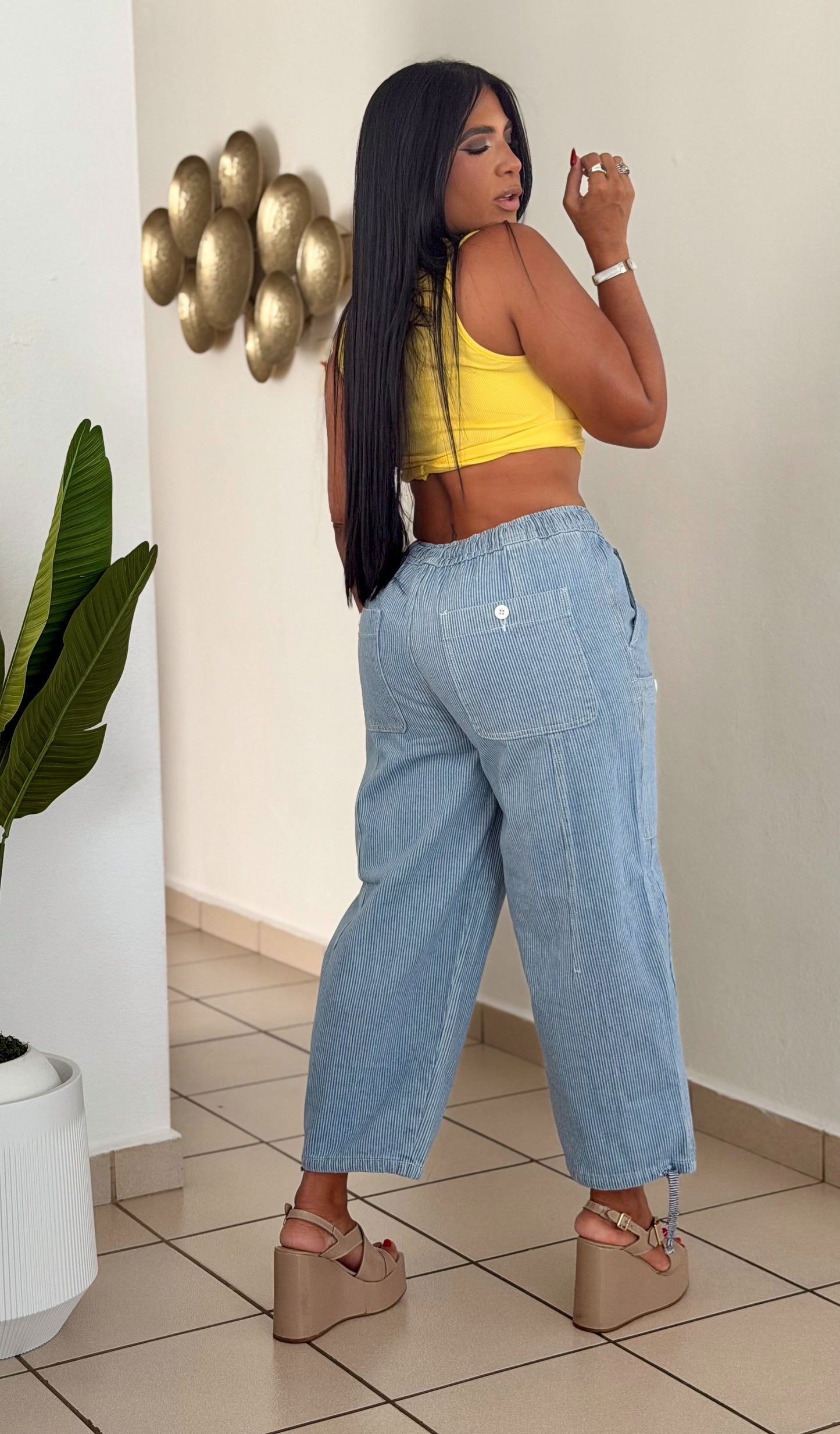 Baggy Spandex Denim Blue Luxe Jeans (que ajuatas a tu gusto) una belleza!! Mega Premium (SOLD OUT