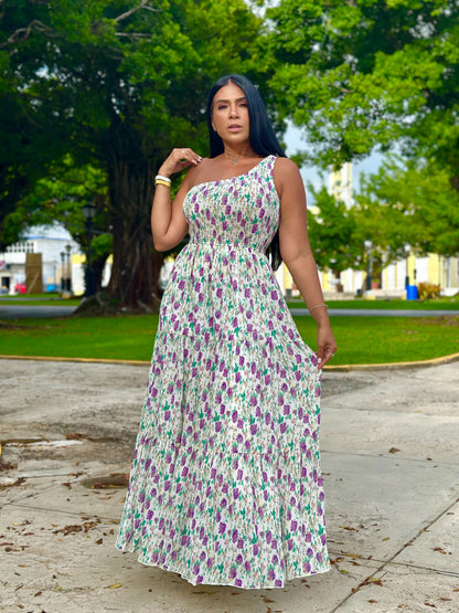 Sun Vibes Mega Spandex Maxi Dress ( CORRE GRANDE)