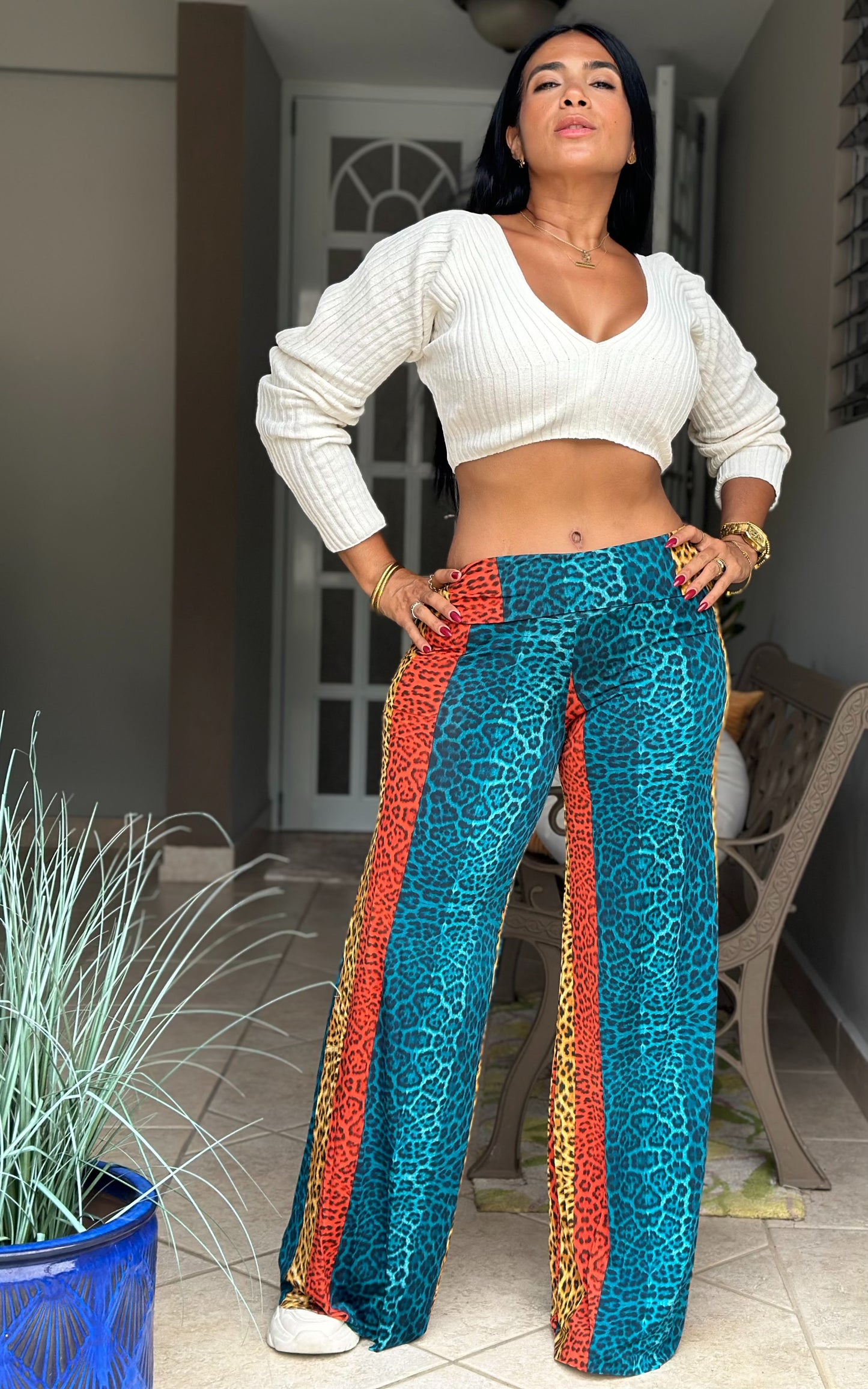 De Moda Total Spandex Palazzo Pants