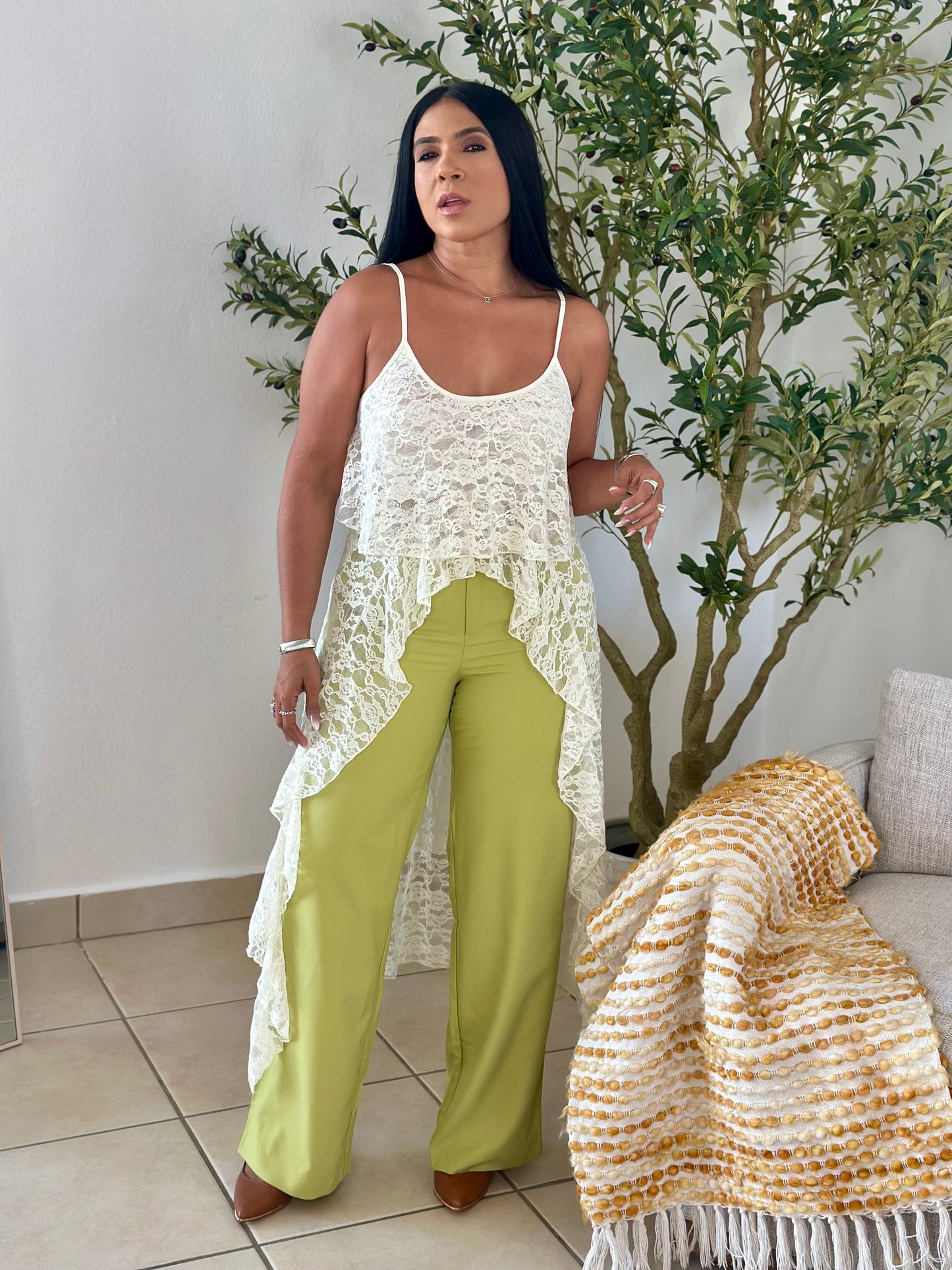 Chartreuse Trouser Pants Premium