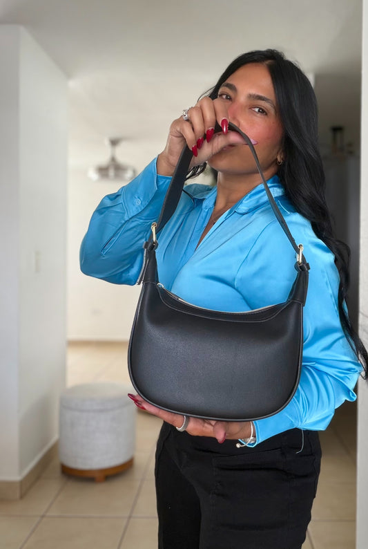 Cartera color negro Luxe